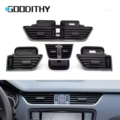 For Skoda Octavia 3 A7 5E MK3 Dashboard Front Rear AC Vent Grille Outlet Assembly 2015-2021 5E082095