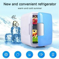 ตู้เย็น 4L ตู้เย็นเล็ก ตู้เย็นขนาดเล็ก ใช้ในรถ Mini Bar ตู้เย็นอเนกประสงค์ขนาดพกพา น้ำหนักเบา ใช้ได้ในรถยนต์ 12V ขาว One
