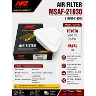 (100% ORIGINAL ) MEAUSU AIR FILTER TOYOTA VIOS 03'' NCP42 / HAVAL H4 MSAF-21030(17801-21030)