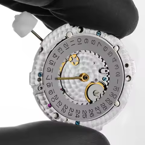 2026 Hot 3235 Mechanical Movement Engraved automatic mechanical movement VR3235 blue balance wheel S