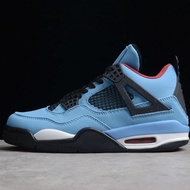 Air Jordan 4 Retro Houston Oilers Men And Women Basketball Shoes AJ4 Sport Shoes 308497-406
