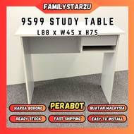 ❤️familystar2u - Solid Study Table Writing Table Office Desk Minimalist Drawer Meja Belajar Meja Com