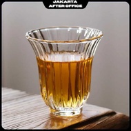 Rouge Heat Resistant Tea Cup Vertical Texture 50ml - INU145