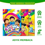 1 Paket Asyik Membaca 1-2-3 (isi 3 buku) / Buku Belajar Membaca Untuk Anak Paud / TK / SD/ RA