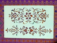 Template drawing/stencil painting/เทมเพลต/แม่แบบวาดลาย