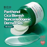 BIO HEAL BOH Panthenol Cica Blemish Noncomedogenic Derma Pads 90 Sheets / pad