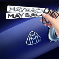 1pcs 3D ABS for Maybach Side Emblem Car GLS GLE S500 Logo sticker Rear Bumper tail door trunk sticke