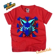 KATUN CHILDREN'S CLOTHES, CHILDREN'S COTTON T-SHIRTS, DISTRO KITSUNE FRUIT UPGRADE FRUIT BLOCK