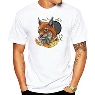 Indian Lynx T-shirt For Men Plus Size Cotton Team Tee Shirt 4XL 5XL 6XL Camiseta