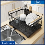 NEW Dish Drying Rack, Dish Drainer, With Drainboard, Utensil Holder, Adjustable Swivel Spout, Rustproof Dish Drainer,