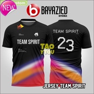 [Free Custom Name Number] New Classic Version Personality Trend TEAM SPIRIT BLACK EDITION JERSEY
