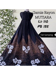 GAMIS TWILL RAYON PREMIUM GAMIS MUTIARA GAMIS TERBARU size L XL XXL XXXL