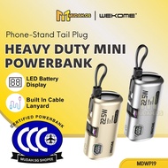 WEKOME Original 3C Powerbank CCC 22 5w Fast Charging Built In Cable5000mAh Portable Pocket MDWP19