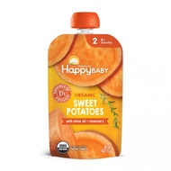 [8 Pack] Happy Baby Happy Family Happy Baby Organic Sweet Potatoes With Olive Oil + Rosemary, 113 G
