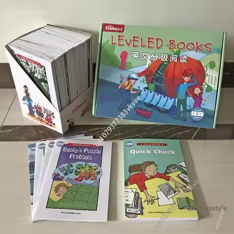 RAZ P/Q/R/S Levels Exquisite Gift Box Translation Manual + Exercise Book High-quality Children Readi
