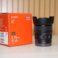 Sony E 15mm F1.4 G