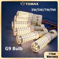 【5Pcs 】G9 LED Light Bulb Tricolor Warm/Cold White 3W/5W/7W/9W for Chandelier Light Bulbs G9 LED 360 