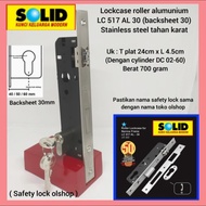 lockcase swing alumunium LC 516 Al 30 solid