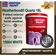 18L Nippon Paint Weatherbond (WB) Exterior Walls -  15004 WHITE