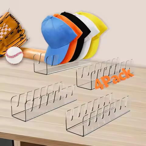 Baseball Cap Hat Holder Hat Storage Device Acrylic Cap Holder Durable Suitable for Bedroom Closet Dr