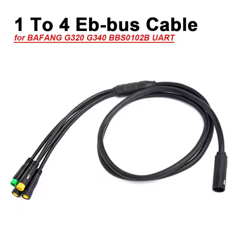 EB‑BUS 1T4 Main Cable for Bafang Mid‑Drive Motor G320 G340 BBS0102B UART Wiring Harness