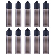 3pcs 60ml Black Cap Plastic Dropper Bottle, Liquid Dropper Bottle, Oil Filling Bottle