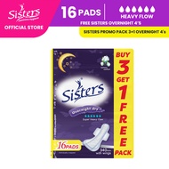 Sisters pack 3+1 Overnight 4's