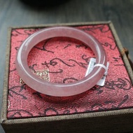 天然草莓晶手鐲復古圓條手環禮盒裝