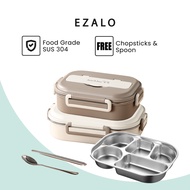 EZALO Picnic 304 Stainless Steel Compartment Lunch Box Bento Box