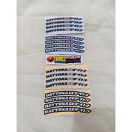 Daytona japan printcut rim stickers