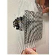 5pcs Drywall Repair Aluminum Alloy Patch Plates, Fiberglass Mesh Covered Galvanized Board, Self-Adhe