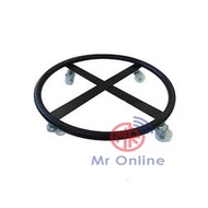 High Quality Heavy Duty 4 Wheel Iron Gas Tank Roller/Metal Gas Stand/Gas Tank Trolley/Roda Tong Gas/