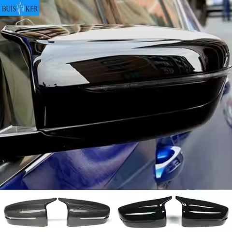 Replacement Mirror Cover For BMW 5 Series G30 G31 Side Rear Mirror Left Hand Driver Carbon Fiber ABS