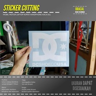 DC STICKER CUTTING STICKER CUSTOM TRANSPARENT LOGO