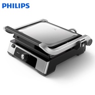 มัลติฟังก์ชั่ย่างแบบสองด้านเครื่องย่างอาหาร HD6301แบบเกาหลีเคลือบให้ไม่ติดผิวฟิลลิปส์