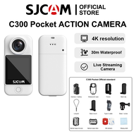 SJCAM C300 30M Waterproof Mini Dual Screen Sports Camera Combo 4K Vlog WiFi Thumb Camera for Live Dr