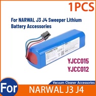 Upgraded New 6500mAh  14.4V YJCC015 YJCC012 Rechargeable Batteries for NARWAL J3 J4 Sweeper Lithium 