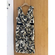(Liquidation) Jacqui.e Brand Dress With Leopard Pattern size L Designer Goods