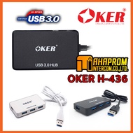 OKER ตัวเพิ่มพอร์ท USB 3.0 4 ช่อง USB Hub H-436