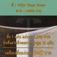 แผ่นโฟเมก้า แผ่นลามิเนต ยี่ห้อ TD Board สีเขียว รหัส 9554 Sage Green พื้นผิวลาย Matte (M) ขนาด 1220 