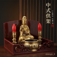 HY-$ Buddha Statue Stand Altar Stand Wall-Mounted Buddha Cabinet Buddha Shrine Enshrine God of Wealth Guanyin Bodhisattv