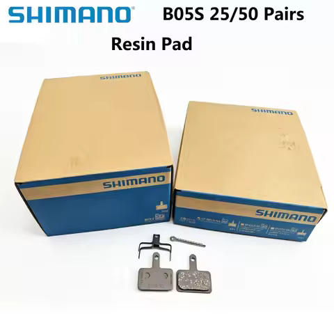 25/50Pairs Shimano B05S Brake Pad With Original Box Disc Brake Pads Resin FOR MT200/M395/M375/M365/M