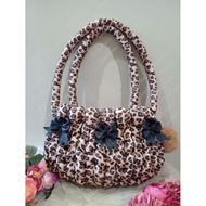 Chunky Yarn Bag -2 way Shoulder Bag