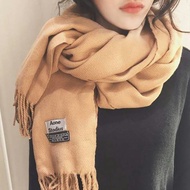Acne Studios men's and women's scarf thick wool fabric is super warm for winter