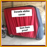 ✈ ❡  ︎  E-BIKE 3 wheels COVER (WATER REPELLANT)