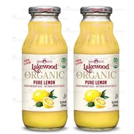 EXP 10/2025 (TWIN PACK) Lakewood Organic Pure Lemon, 370ml