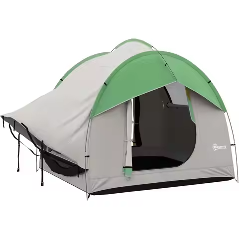 2000mm Waterproof 5-6 Person SUV Tent with 3 Mesh Windows, 7.5' L x 6.9' W x 6.9' H