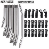 Wheelbase 313/324 Stainless Steel Body Linkage Chassis Tie Rod 1/10 Axial SCX10 SCX10 II