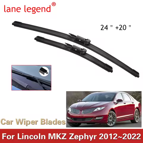 Car Front Windshield Window Wiper Blades for Lincoln MKZ Zephyr 2012~2022 2017 2018 2019 2020 Framel