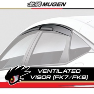 MUGEN Ventilated Door Visor For Honda Civic FK7/FK8 Type R